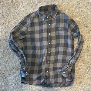 Vineyard Vines Gray Casual Button Down Shirt